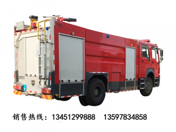 豪沃單橋水罐(泡沫)消防車(chē)載液8噸(國(guó)五)